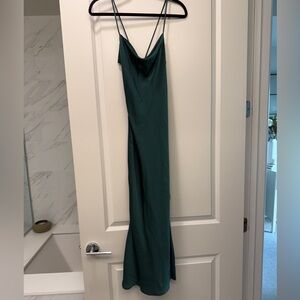 Astr Teal Maxi Dress
